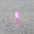 5mm Clear LED, Pink