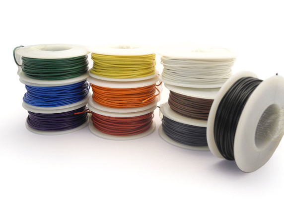 #24 Solid Tinned Copper, 50 Ft Spool