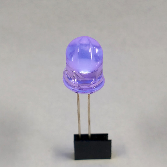 LED 8mm High-Brightness Clear, Violet