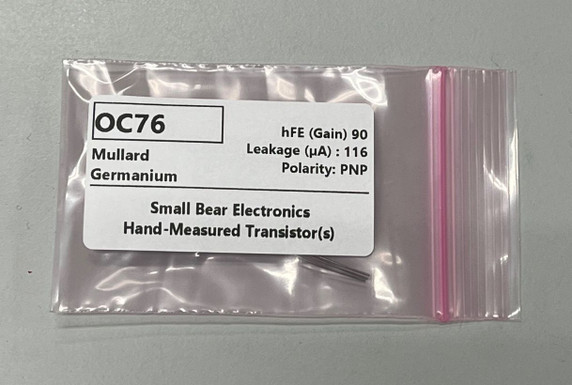 Transistor - The Rangemaster Mullard Valvo OC76