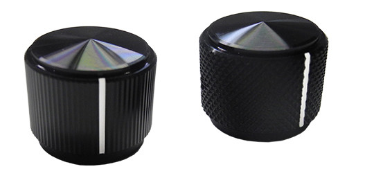 Aluminum, Large, Black, White Index