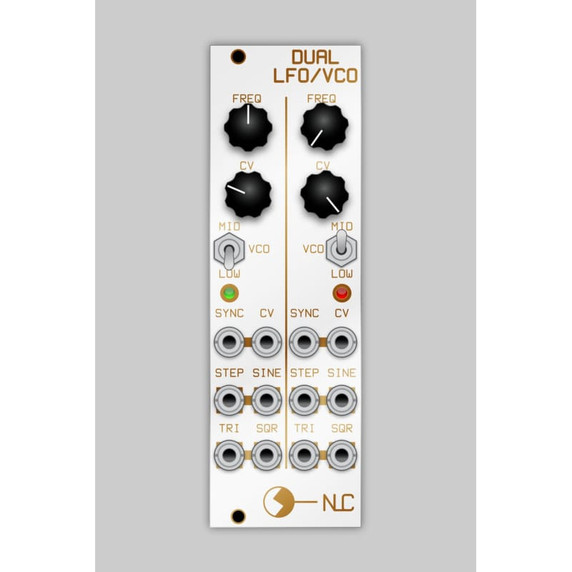 This is an upgrade for the NLC thru-hole dual LFO and the thru-hole dual VCO.