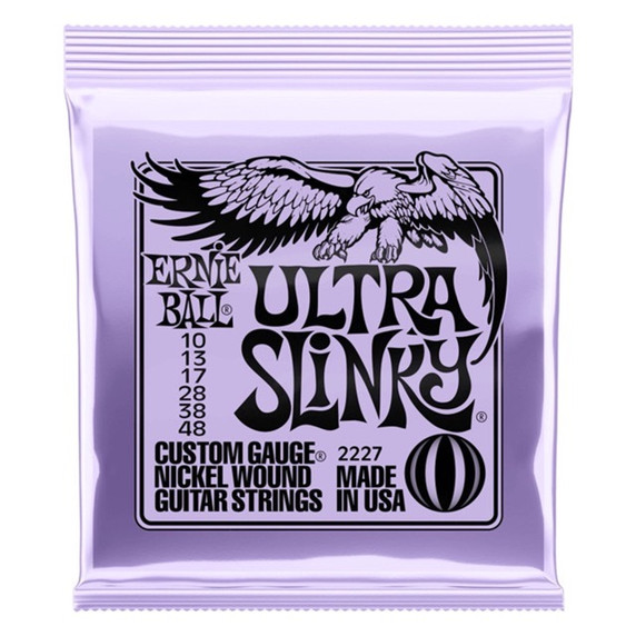 Ultra Slinky Nickel Wound Electric Guitar Strings 10-48 Gauge
