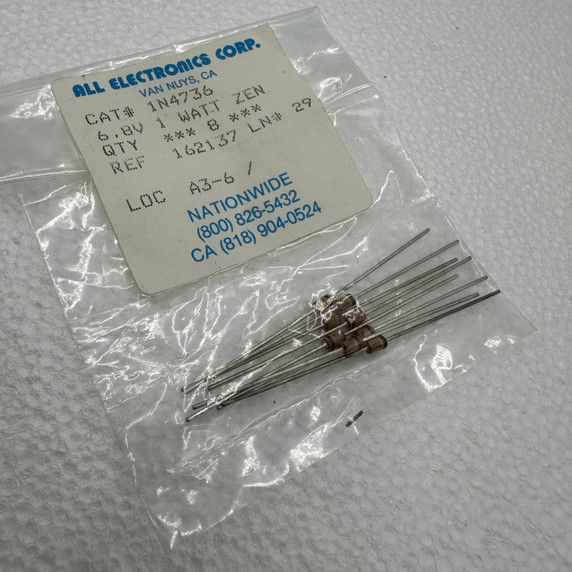 1N4736 6.8V Zener Diode NOS - Rare & Reclaimed
