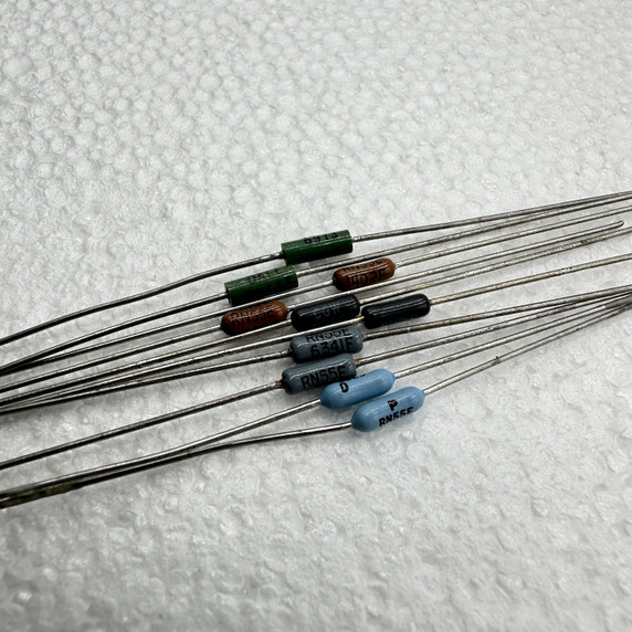RN55E - MULTIPLE VALUES - Metal Film Resistors 1/4w Size 1/8W Rating Military Spec
