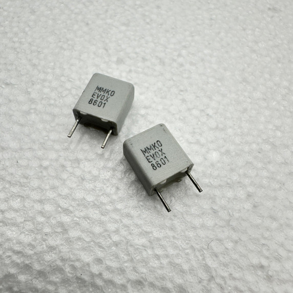 2 PACK EVOX MMK 1uf 63V 10% Metallized Polyester Film Capacitors 1000nf