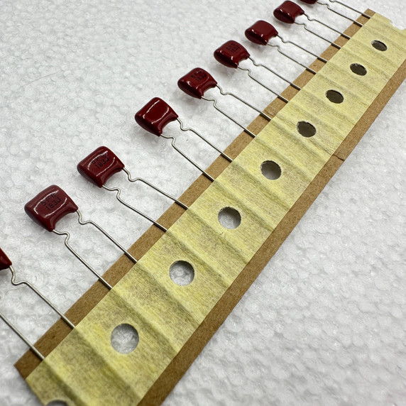 10 PACK Panasonic .018uf 50v 5% ECQ-B Film Capacitors on Tape 18nf