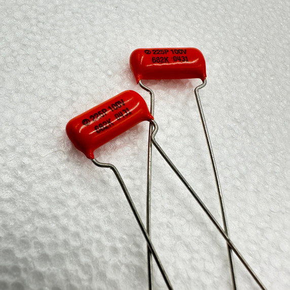 Sprague Orange Drop 225P .0068uf 100v 10% Metal Film Capacitor 6n8 6.8nf 6800pf