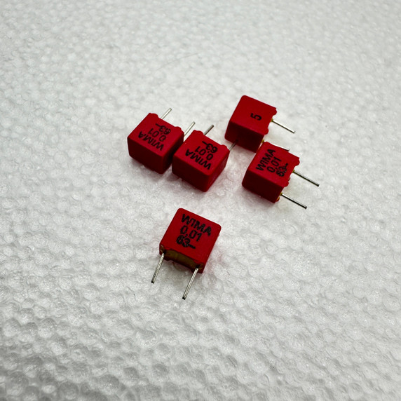 5 PACK WIMA FKP2 .01uf 63V 5% Polypropylene Film Foil Capacitors 10nf