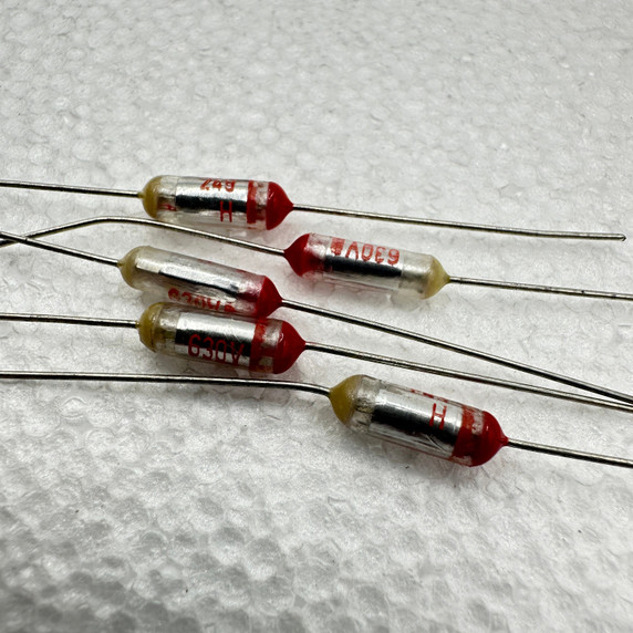 249pf Axial Polystyrene Capacitor 630V 3% .25nf