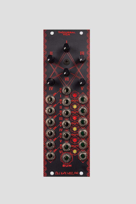 The VnIcursal VCA is the smallest, most compact Voltage Controlled Amplifier in the Eurorack market.