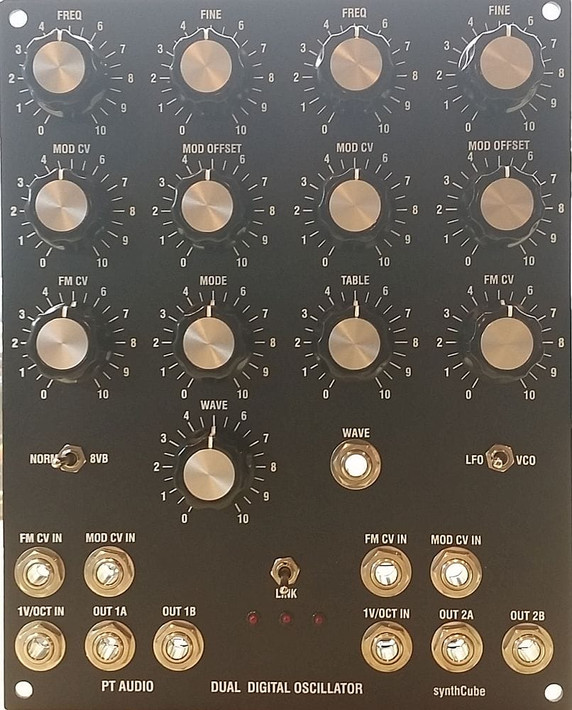 PT Audio Dual Digital Osc (4U MOTM)