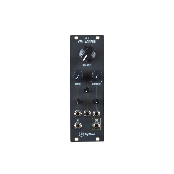 Waveform manipulation black module with controls for pulse width and distance of secondary pulses.