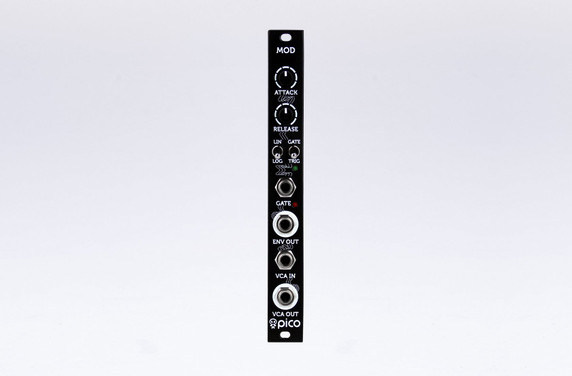 Erica Synths Pico Modulator combines Envelope Generator and VCA in one module and it has straightforward controls for live performances.