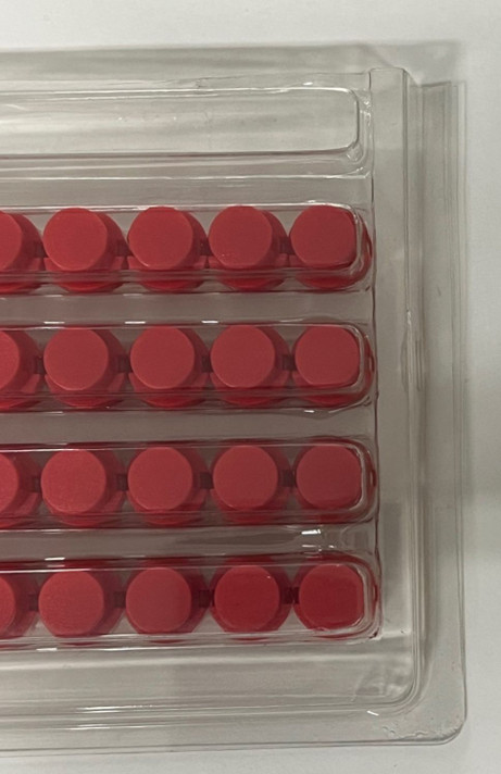 Tactile Key Switch RED SPDT-NO 100ma