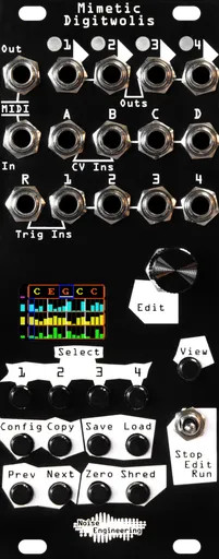 Image of Noise Engineering Mimetic Digitwolis Module (Black)