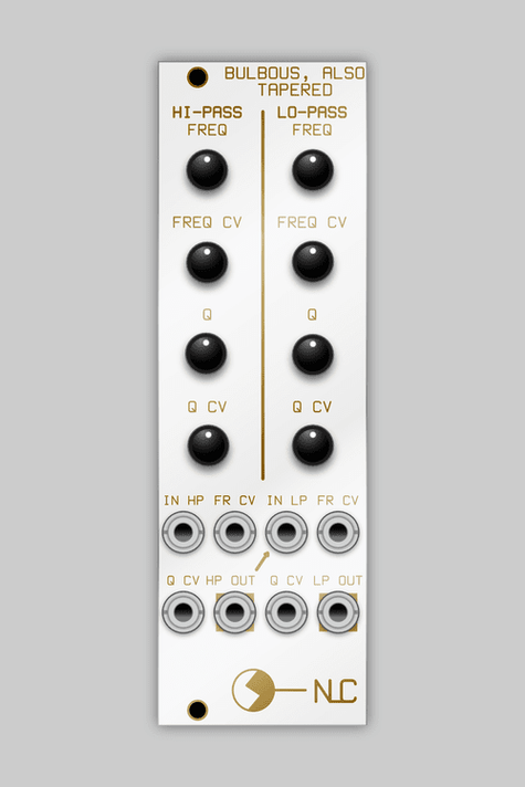 Image of Bulbous Also Tapered White Panel