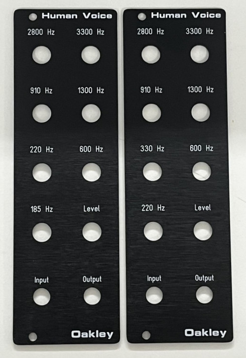 Oakley Euro HVM Human Voice Module '185' and '220' Black Versions