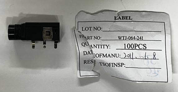 1/4" Jack Stereo Low-Profile PC Mount