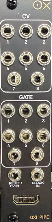 OXI Pipe MKI – Eurorack breakout module for the OXI ONE sequencer 6HP