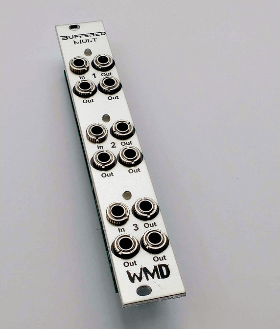 WMD Buffered Mult -  A clean, efficient 3-channel buffered multiple for your modular setup.