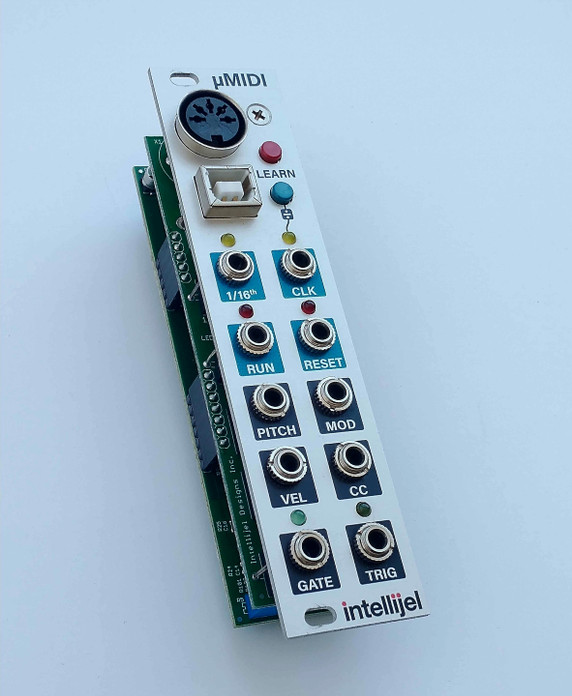 corner view of the microMIDI module