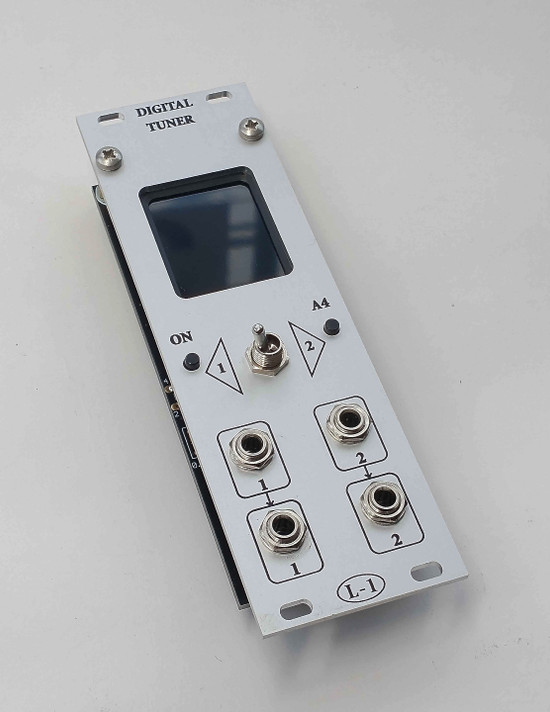 8HP Digital tuner shows notes in the range 10 octaves .