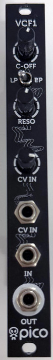 Erica Synths Pico VCF1 is a younger brother to the Erica Black Polivoks VCF, designed on similar topology using rare Russian opamps.