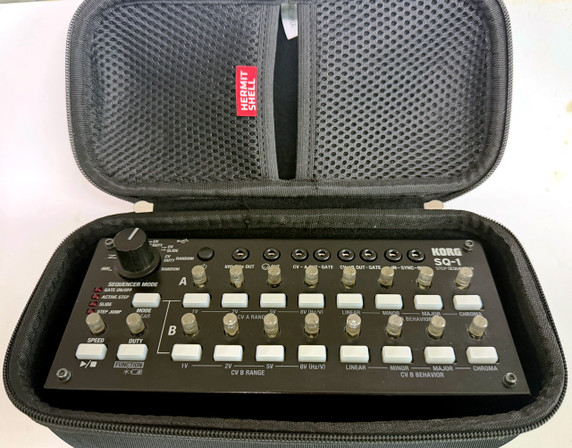 The SQ-1 is a compact step sequencer with 2 x 8 steps.