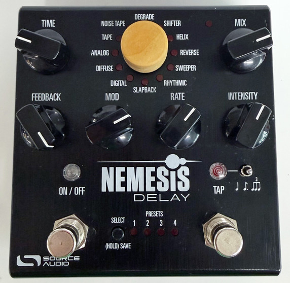 The Nemesis is a powerful multi-delay pedal with unmatched tone and flexibility.