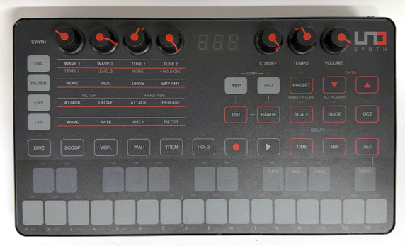 True analog synthesizer. Easily programmable. Ultra-portable.