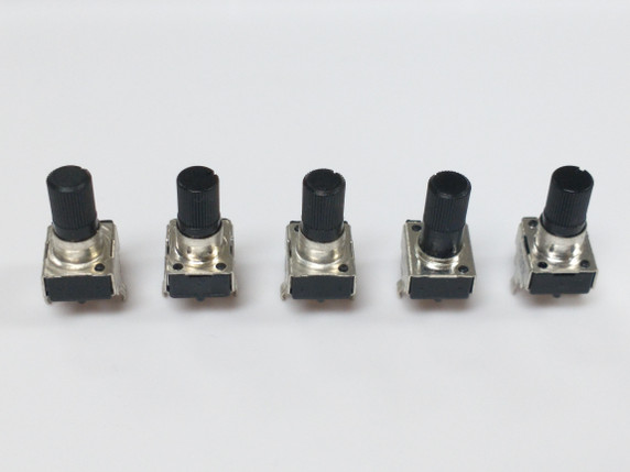 Surplus 9mm Plastic Knurled Shaft Pots