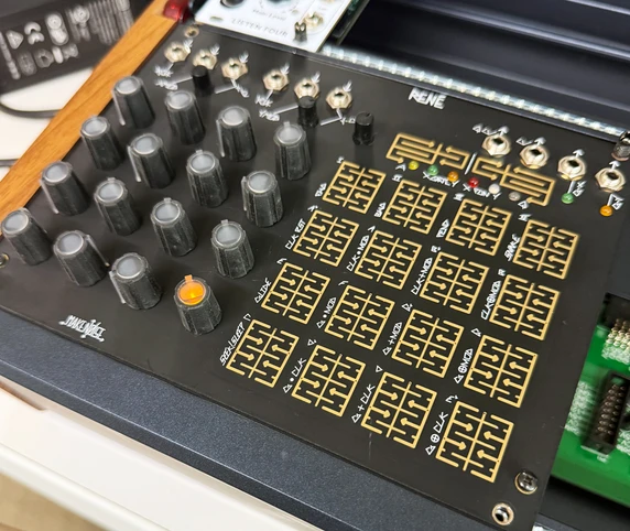 The René music synthesizer module is the world’s only Cartesian Sequencer for music synthesizers.