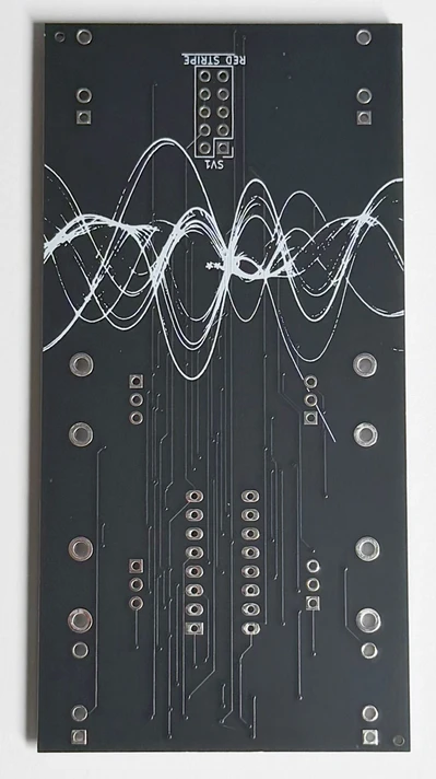 Djupviks Elektronik DE-25 Pure Eurorack dual sine generator module PCB.