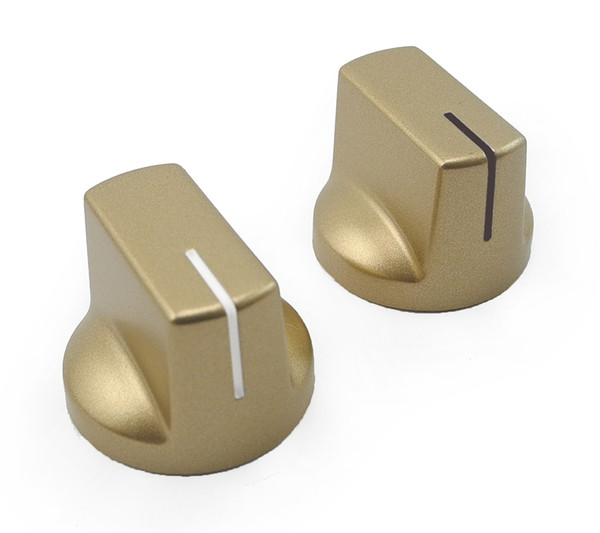 Pointer Knobs w/ Index - Gold