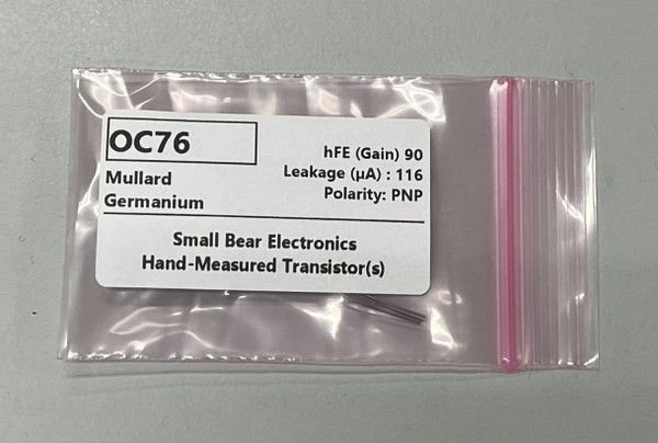 Transistor - The Rangemaster Mullard Valvo OC76