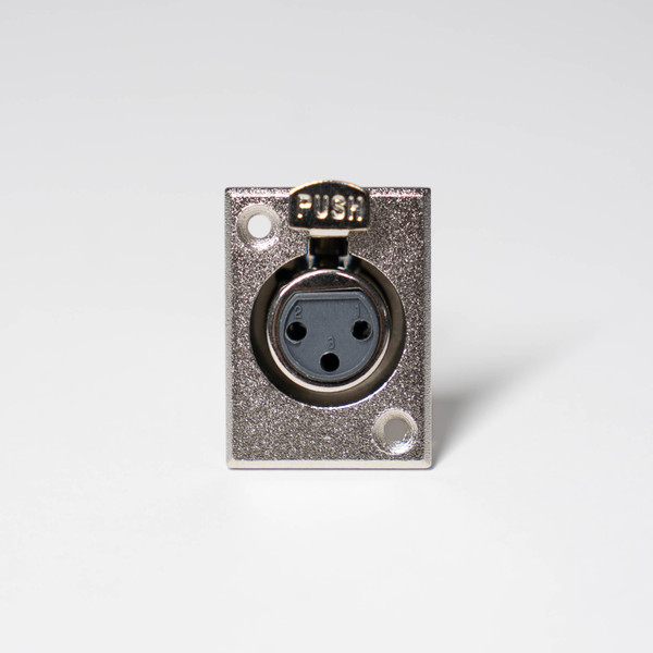 XLR Female, Panel Mount