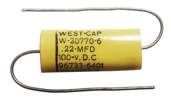 West-Cap .22 µF 100V Axial