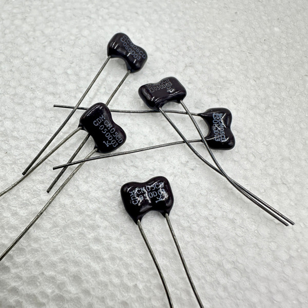 5pf 500v 5% Silver Mica Capacitors CDE .005nf