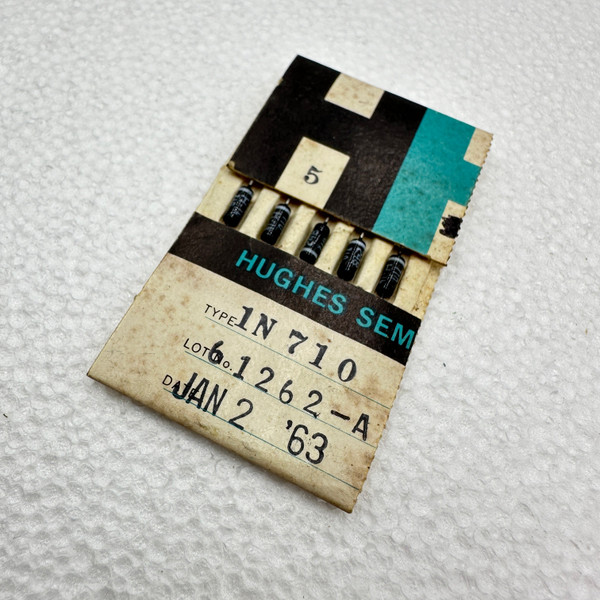 1N710 Hughes Silicon Diode - Rare & Reclaimed