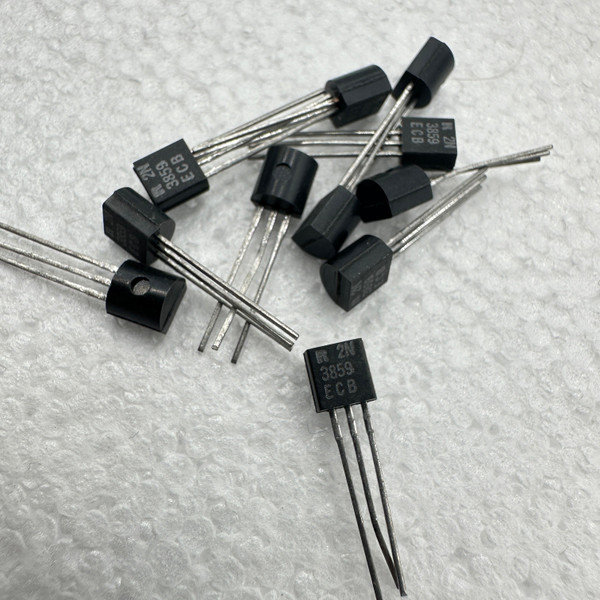 2N3859 Silicon Transistor, TO-92, ECB