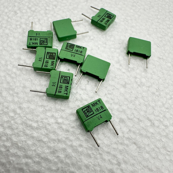 5 PACK ERO MKT1818 .1uf 100V 5% Metallized Polyester Capacitors 100nf
