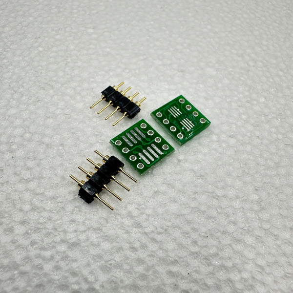 SOIC8 TSOP8 SSOP8 TSSOP8 MSOP8 to DIP8 Dual Single Op-Amp Adapter with Gold Headers