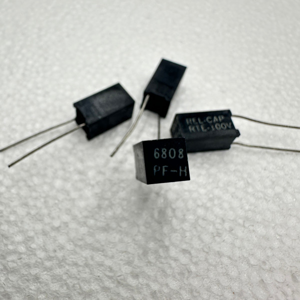REL-CAP 6.8nf 100v 2% 6808pf RTE Polystyrene & Tin Foil Capacitor 6n8 6800pf .0068uf