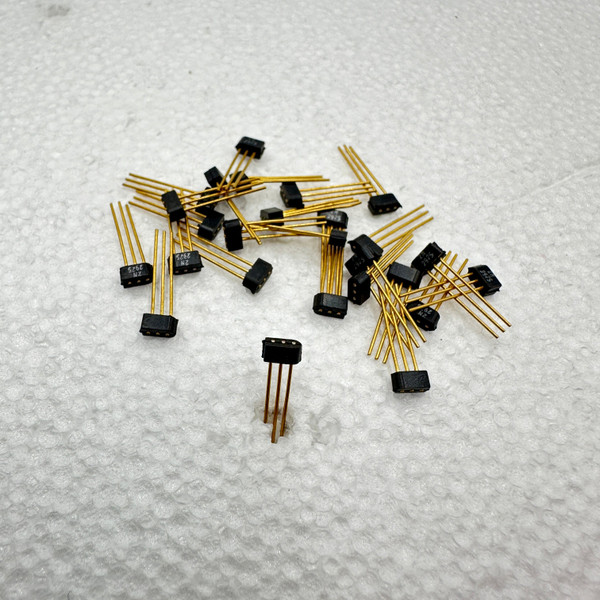 2N2925 Low Noise High Gain Audio NPN Transistor Gold Leads NOS