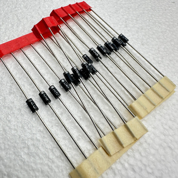 10 PACK 1N4002 GI General Instruments Silicon Diodes Rectifiers NOS