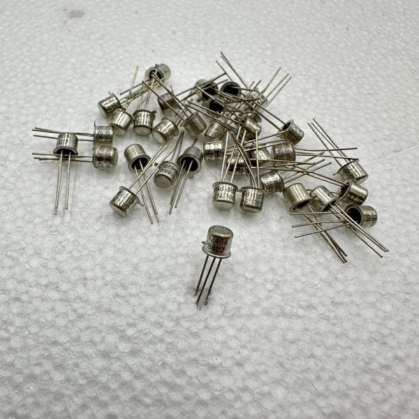 JAN 2N2484 CRP NPN High Gain Audio Transistor TO-18 BC108 Military Spec JAN2N2484