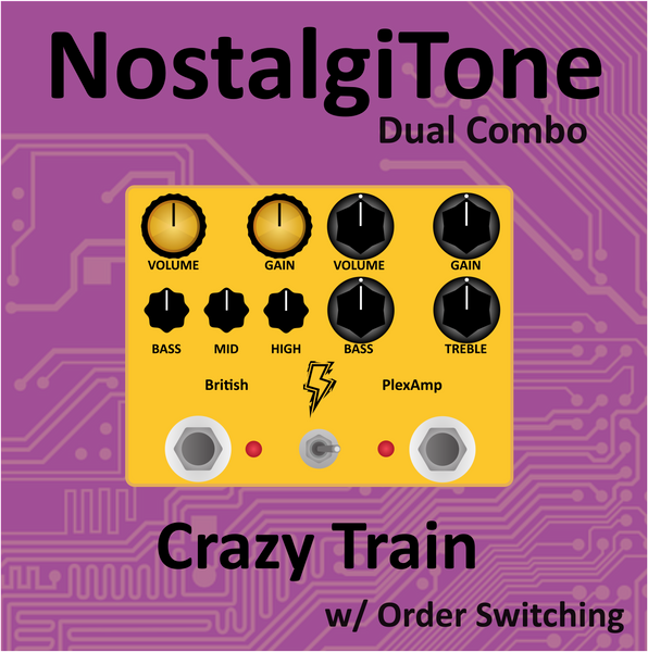 NostalgiTone Crazy Train Dual Combo PCB set: Capture the Legendary Sound