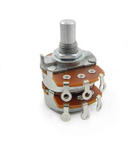 16mm Dual Gang Potentiometer - Short PCB Leg