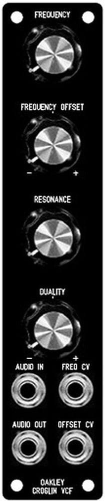 Oakley Modular 5U Croglin Voltage Controlled Dual LPF MOTM